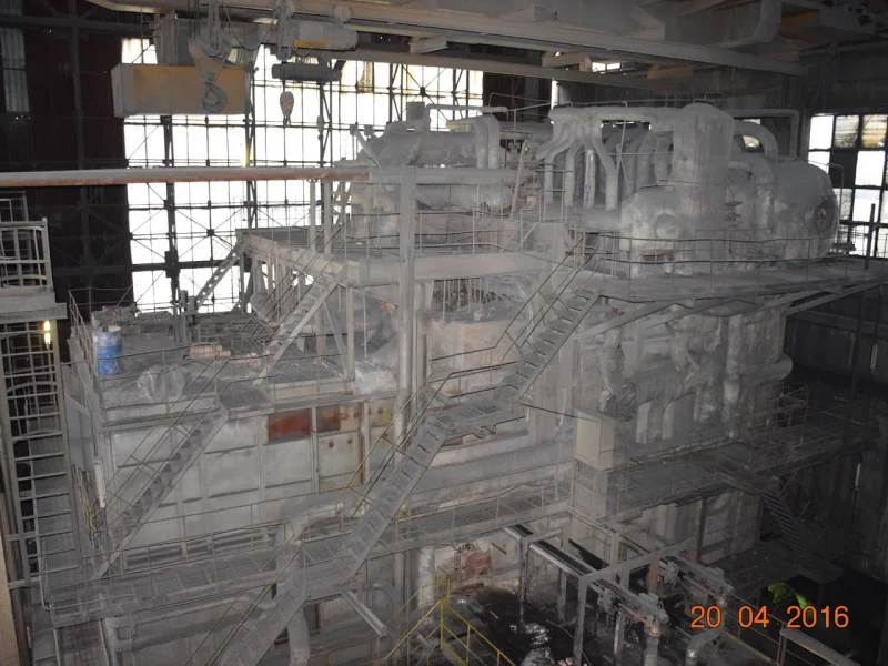 Обследване на носещите конструкции (каркаси) на котли ст.№№7 и 8 в Топлофикация Русе ЕАД